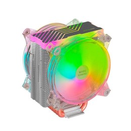 ÷ Ventilador con disipador para cpu mars gaming mcpu66 iluminacion triple argb 6 heatpipes disipador d