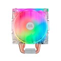 ÷ Ventilador con disipador para cpu mars gaming mcpu66 iluminacion triple argb 6 heatpipes disipador d