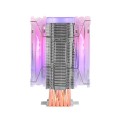 ÷ Ventilador con disipador para cpu mars gaming mcpu66 iluminacion triple argb 6 heatpipes disipador d