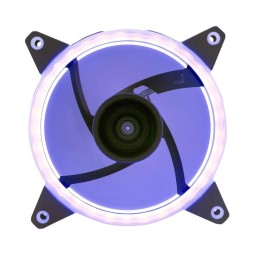 ÷ Ventilador interno unyka candy 120mm anillo led azul 7 aspas 1400rpm